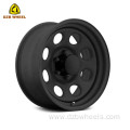 18x9 black steel wheels Without Beadlock